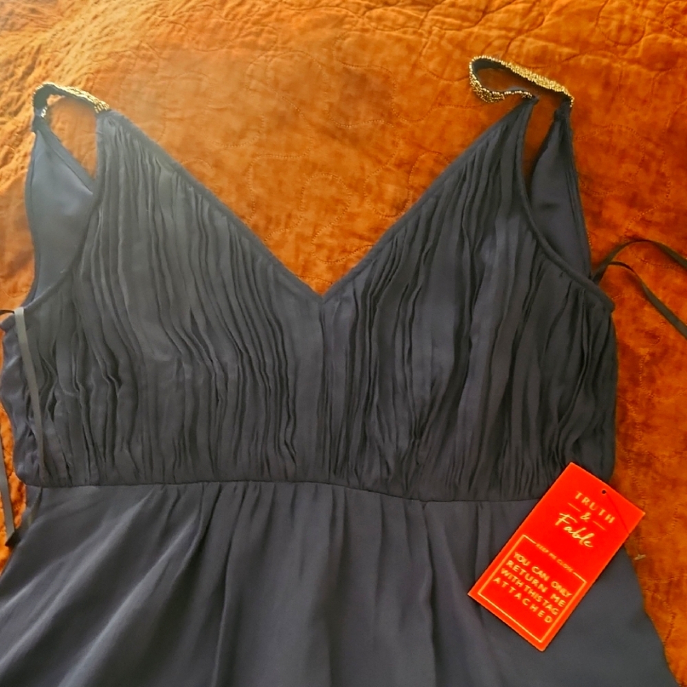 Truth And Fable Midnight Blue Dress